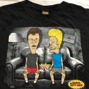 4xl Beavis and Butthead Graphic T-Shirt
